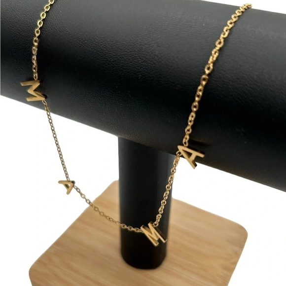 MAMA 18K Gold Plated Necklace - Picture 6 of 6